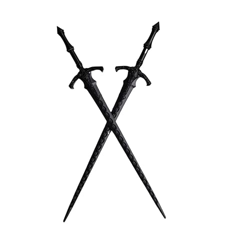 2PCS Retro Viking Hairpin For Women Sword Hair Pin Hair Styling Pins (RLAL)