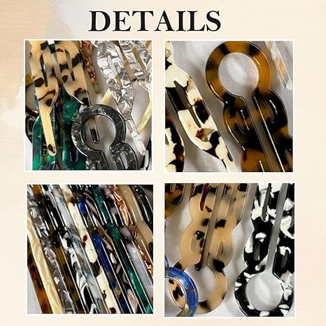 Lialys Hair Clips for Thick Hair, Prestige Hair Pin, Elegant 2025 Accessories for Women(3PCS,Small)